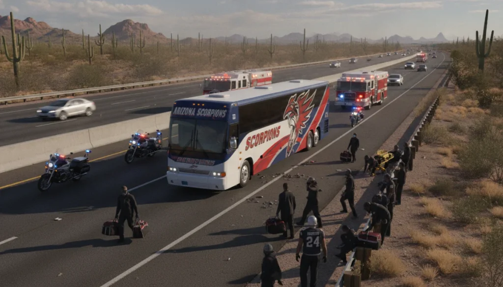 Ay-Yıldızlı Kafile Arizona Yolunda Tehlike Atlattı