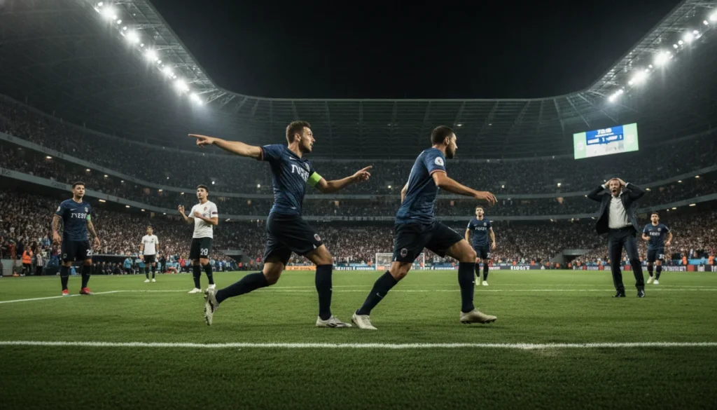 Siyah Beyazlı Ekipte Görülmemiş Defans Hamlesi
