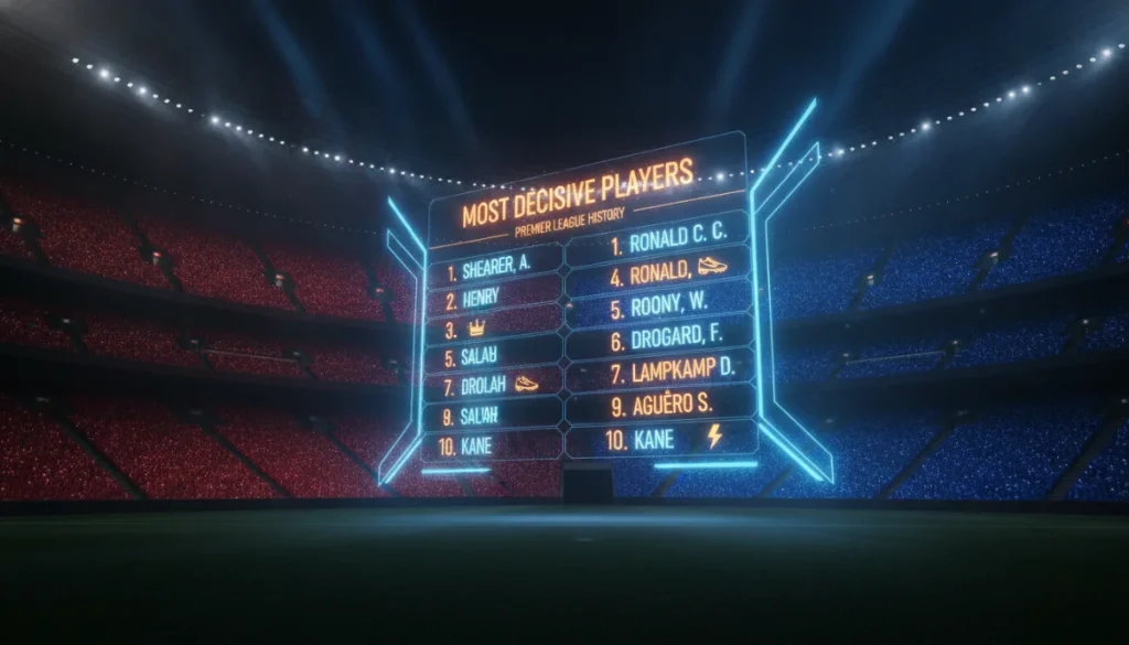 Premier Lig Tarihine Damga Vuran En Kritik 10 Futbolcu